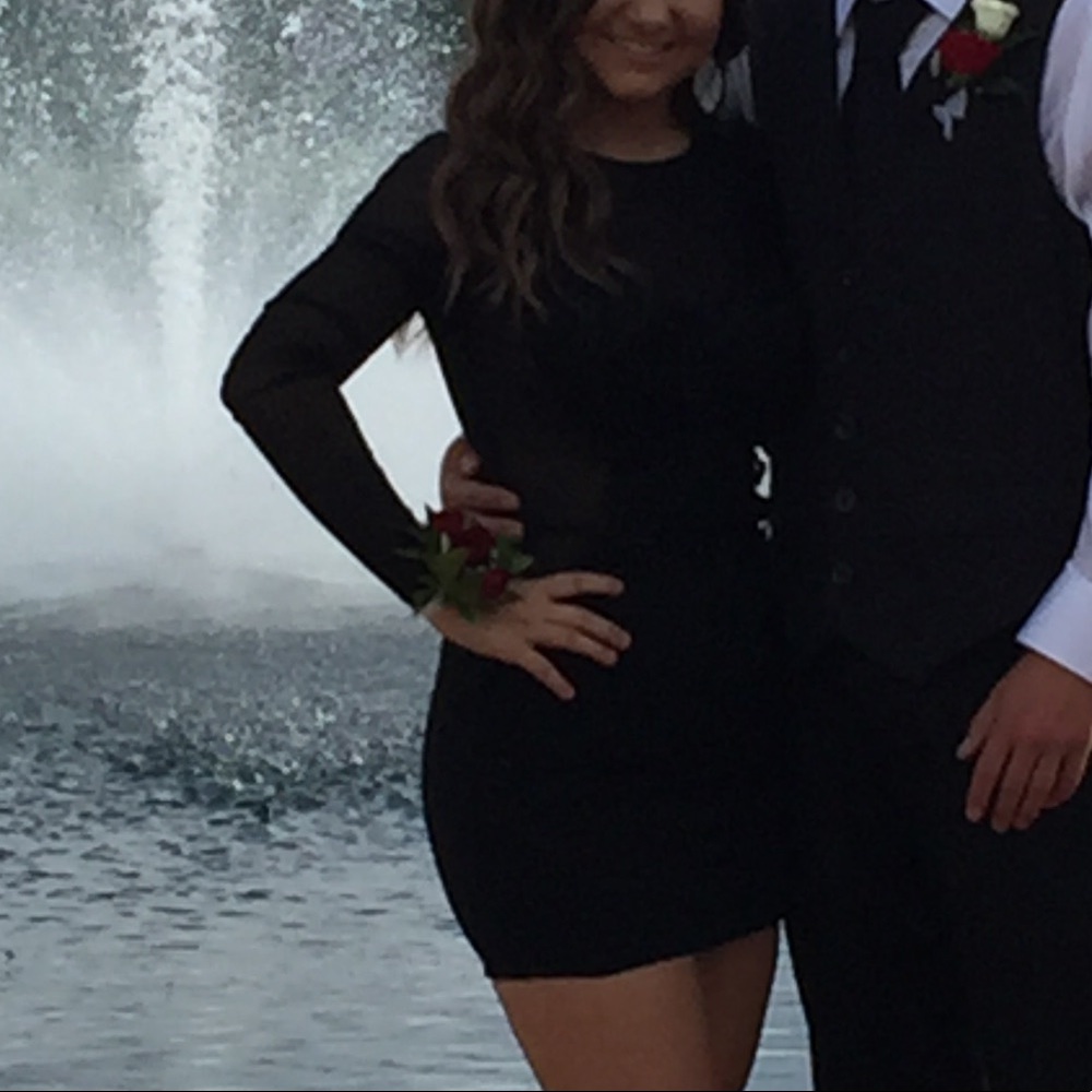 Black Lace Windsor Dress